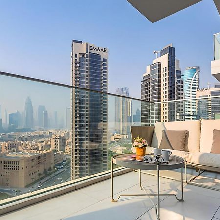 Luxury Studios With Burj Khalifa Or Canal View In Downtown - Marquise Square Tower Dubai Esterno foto