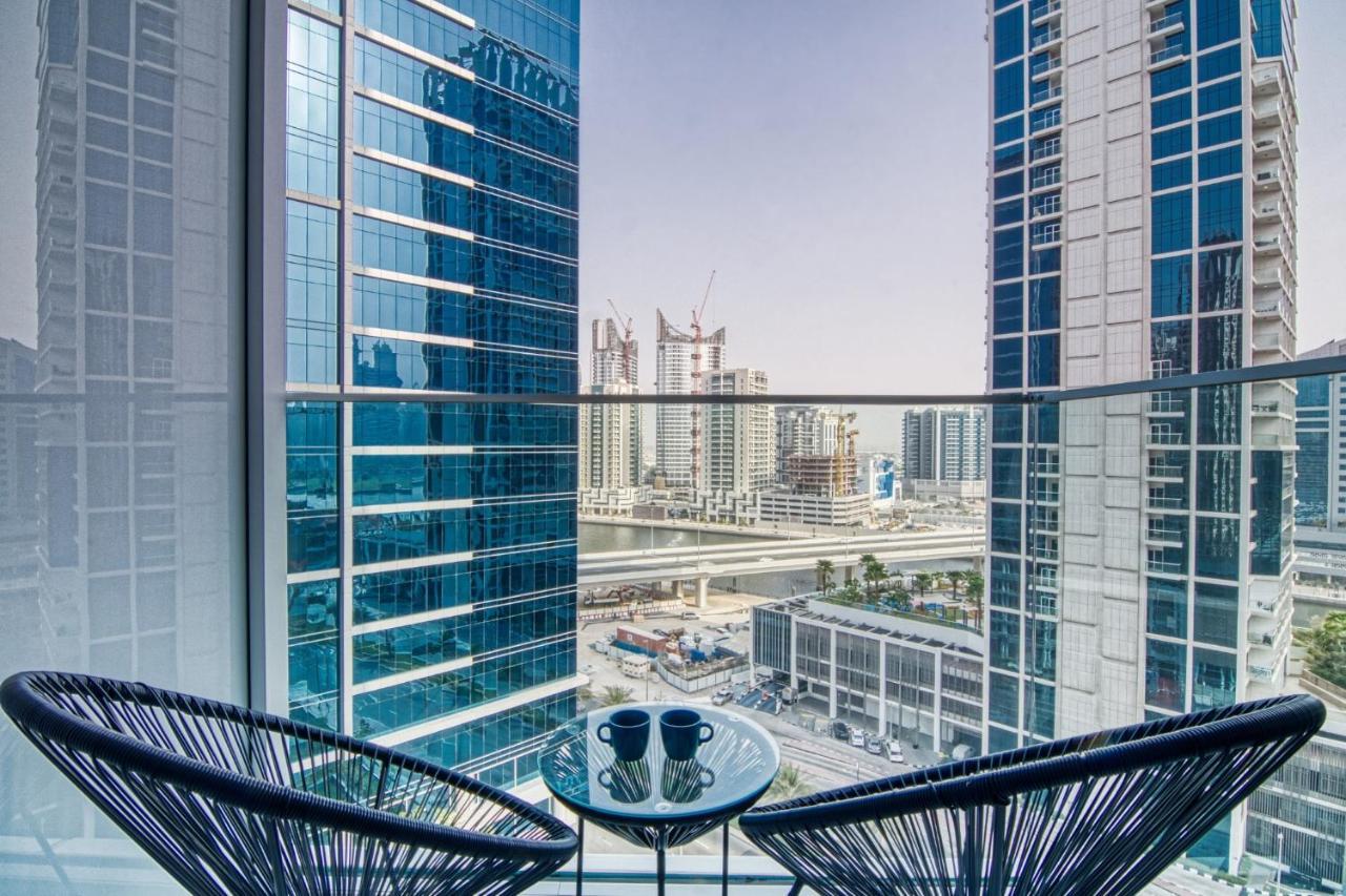 Luxury Studios With Burj Khalifa Or Canal View In Downtown - Marquise Square Tower Dubai Esterno foto