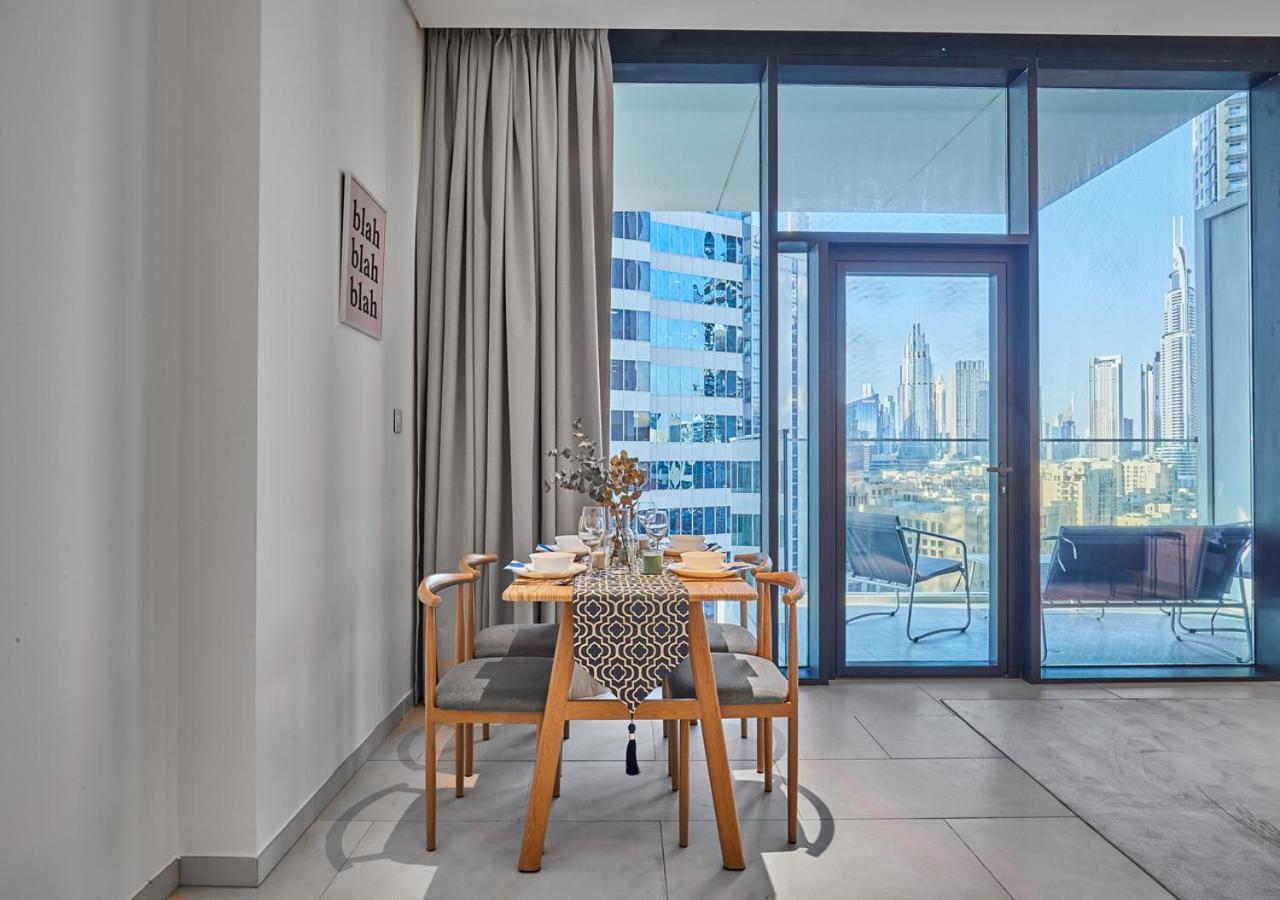 Luxury Studios With Burj Khalifa Or Canal View In Downtown - Marquise Square Tower Dubai Esterno foto